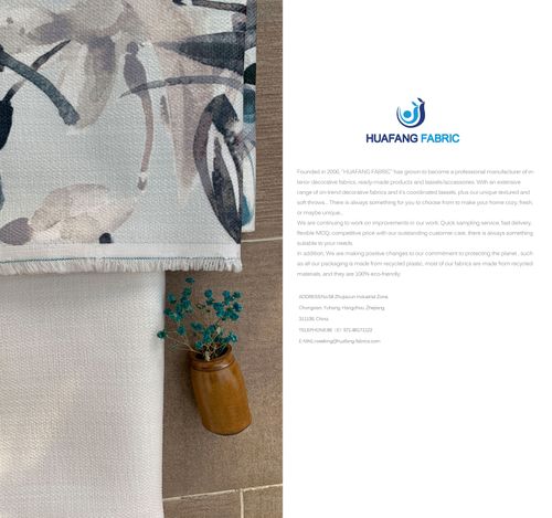 Introducing eco-friendly fabrics with fancy texture, ready-made products for Spring Fair2022